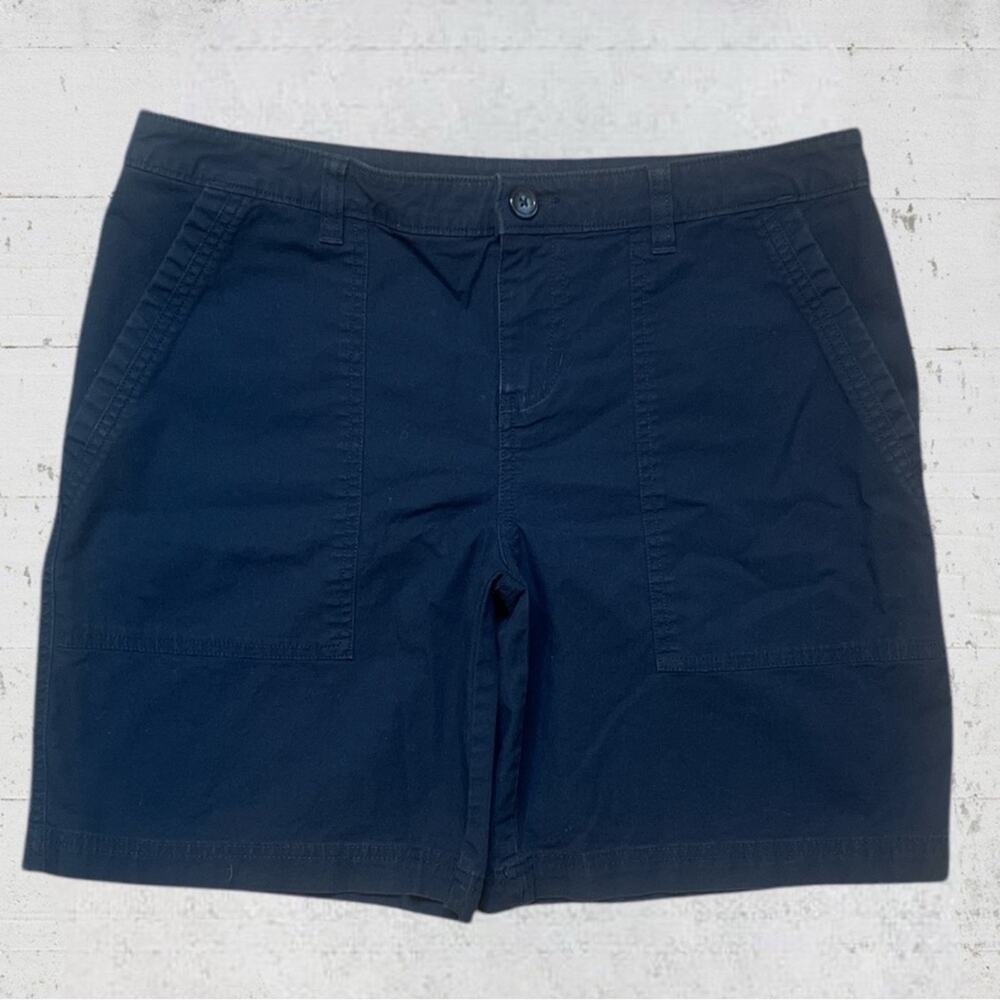 Patagonia Women's Stretch All-Wear Shorts 8” Navy Outdoor Hiking Gorpcore Size 8 - Picture 2 of 10
